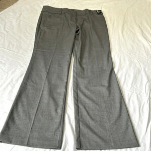NY & Co 7th Ave Modern Fit Straight Leg Trousers Black & White size 14 NWT